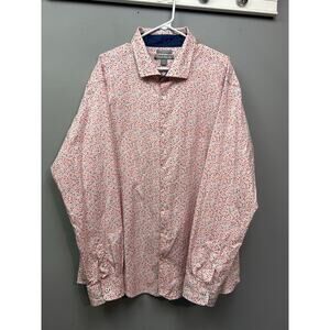 Paulo Solari Performance Stretch Modern‎ Fit Dress Shirt Mens 4XLT Colorful
